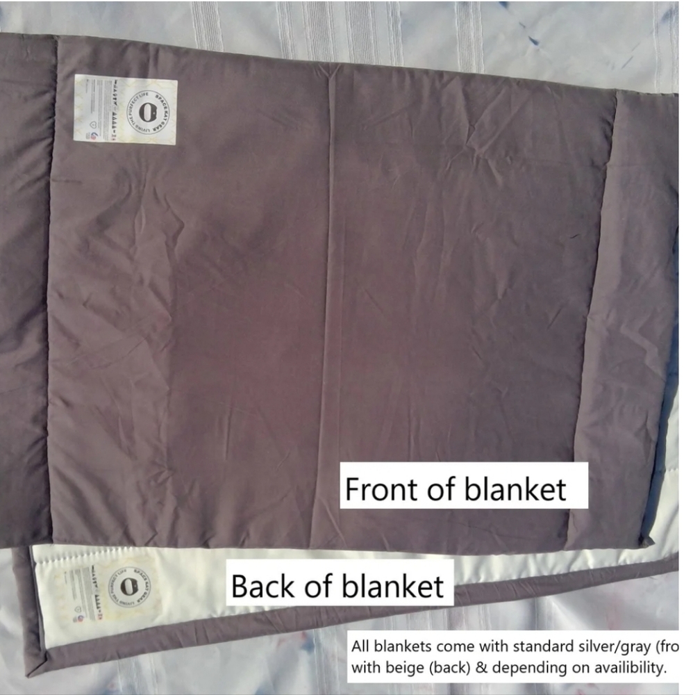 NWOT SpaceKatGear Orange/yellow Galactic travel blanket 20" x 30". One size.
